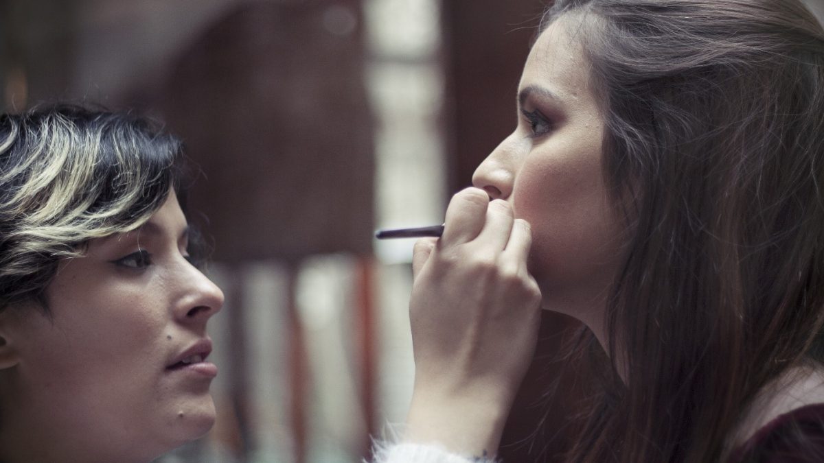 hair and makeup bride